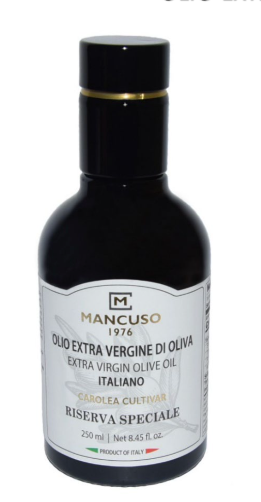 EXTRA VIRGIN OLIVE OIL "RISERVA SPECIALE" MONOVARIETAL “Carolea” cultivar