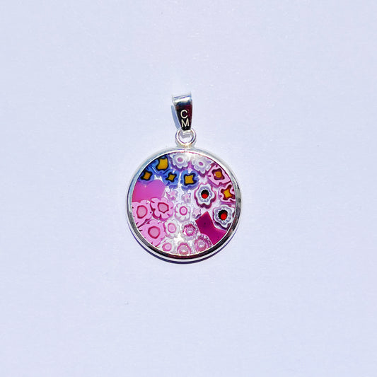 Millefiori 18mm Murrina Pendant