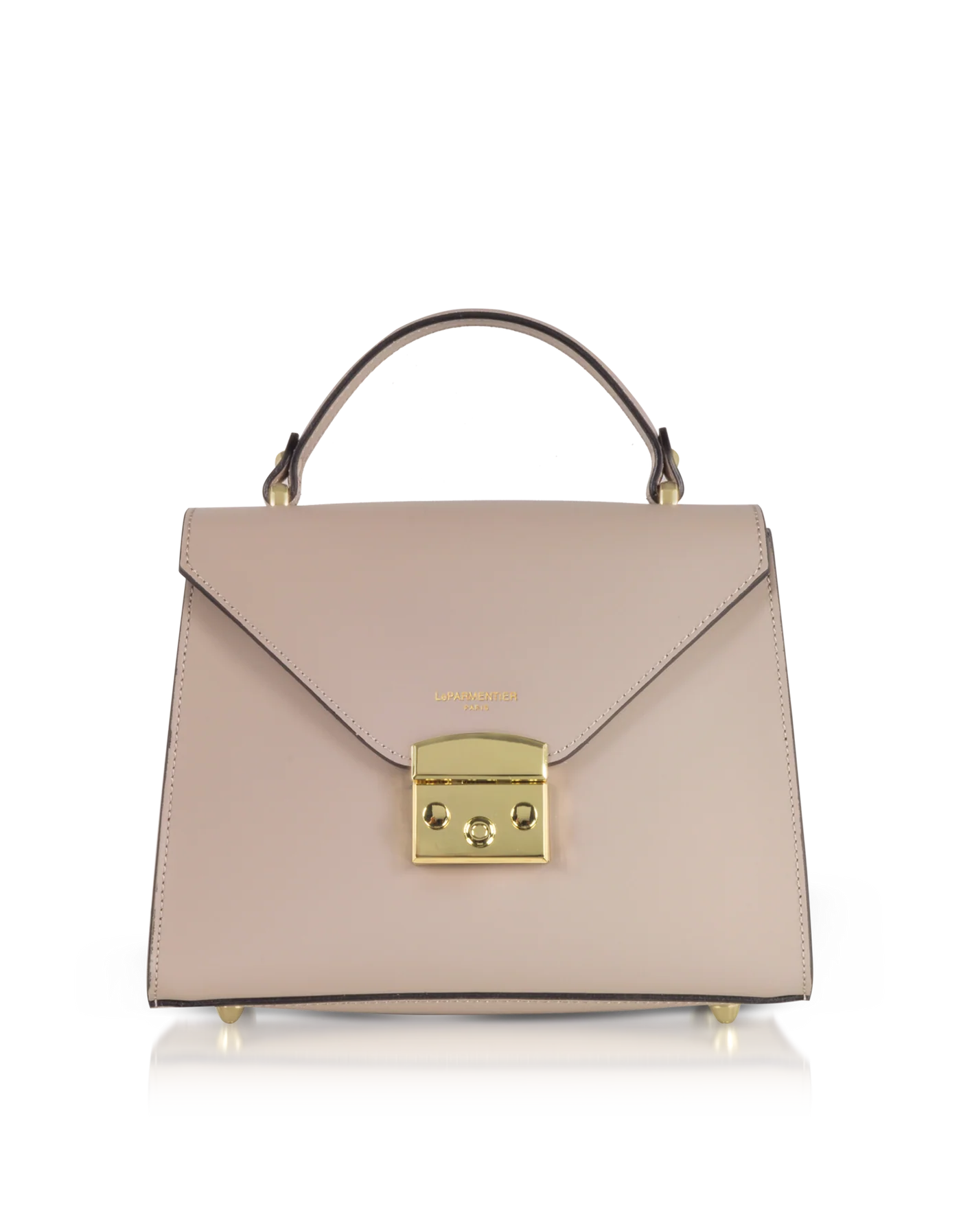 Peggy Leather Top Handle Satchel Bag